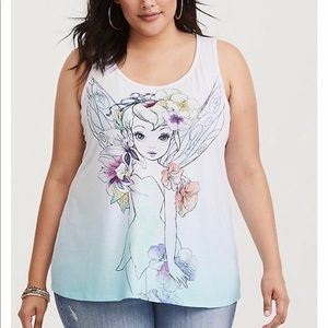 Torrid Tinkerbelle Tank Size 4